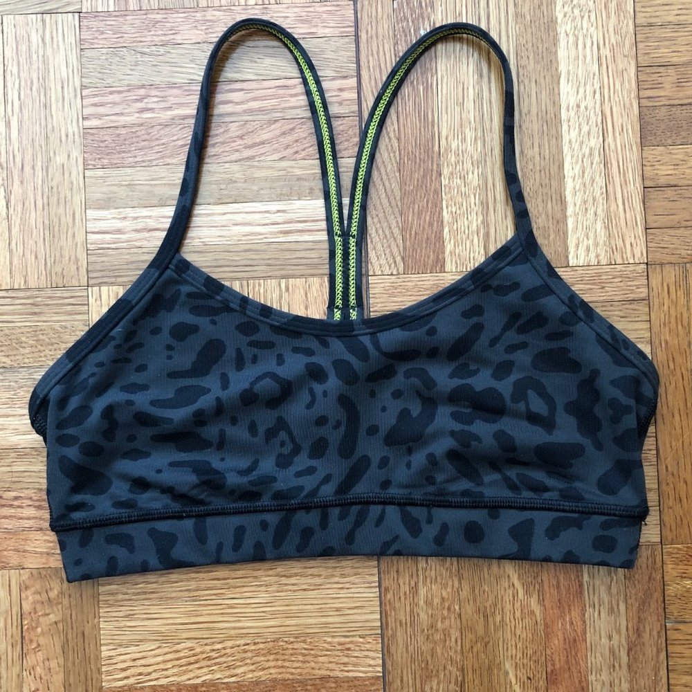 Lululemon Flow Y Bra IV in Animal Swirl